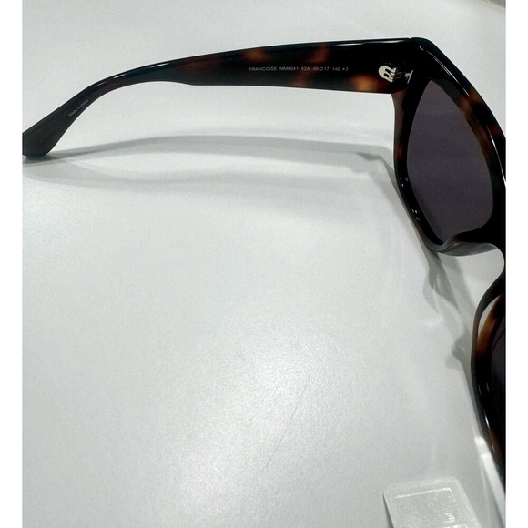 Max Mara 56mm Geometric Sunglasses Havana Smoke main image 9